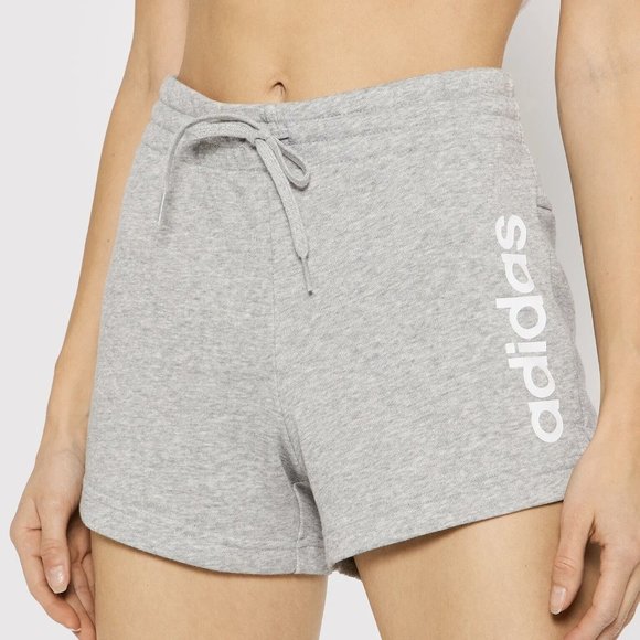 adidas Pants - Adidas Essential Slim Logo Women’s Grey Short #874